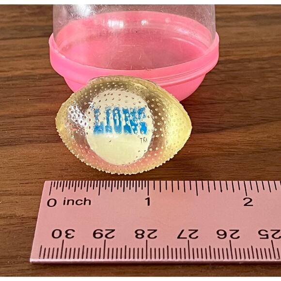 1990’s NFL Toy Machine Rubber Football Detroit Lions Collectible Novelty - Picture 6 of 8